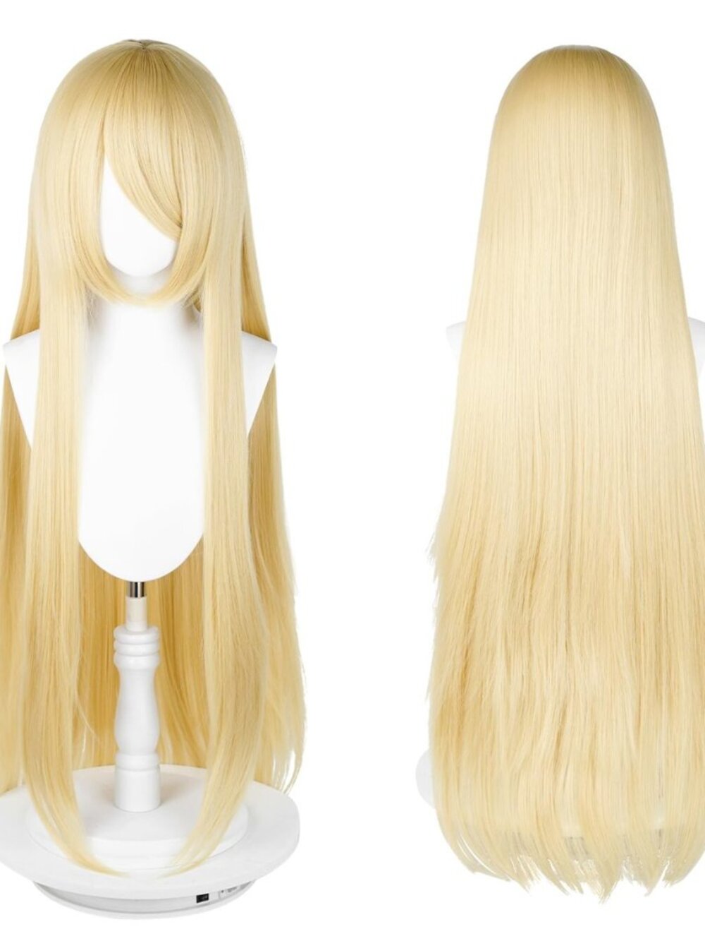 100cm Long Wig, Universal Costume Cosplay Wig (Blonde)